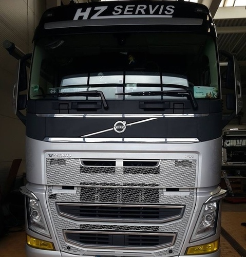 Výměna skla na kamionu